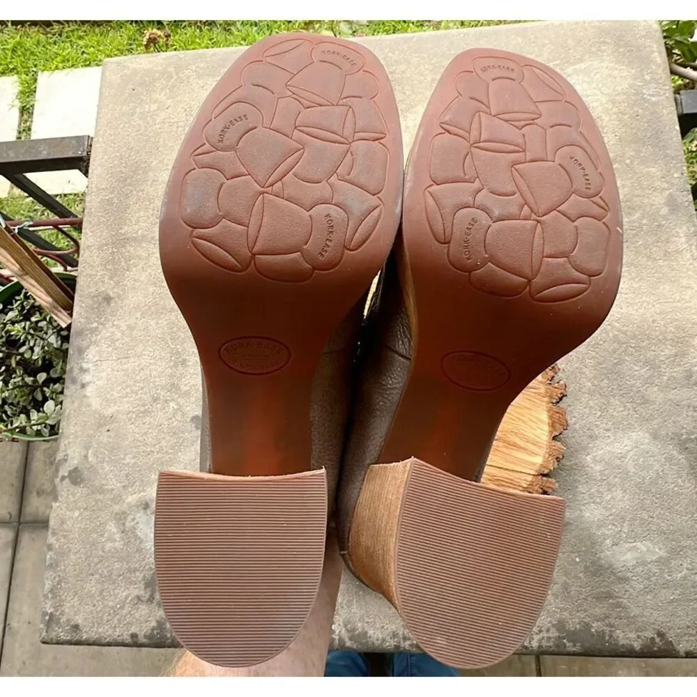 Kork-Ease Barbara Platform Gray Penny Loafer Nwt Size 8.5